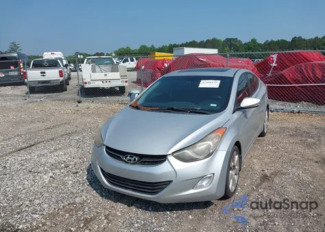 2012 Hyundai Elantra Limited (Ulsan Plant) из США, поврежденный, VIN KMHDH4AEXCU252133